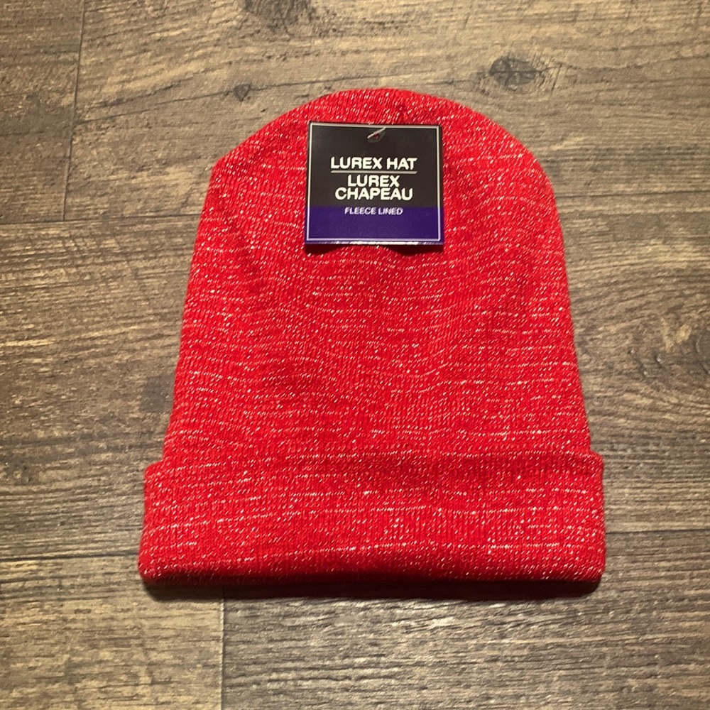 Lurex Fleece Lined Winter Hat